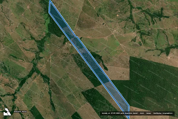 Imagem de satélite de LOTE 50 ? GLEBA 10 - LOTE 50 em Brejo Grande do Araguaia - PA