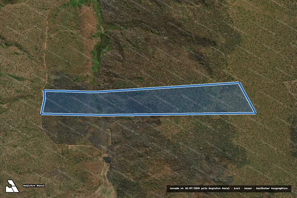 Imagem de satélite de Gleba Tamboril, Vão da Roça, Veredão  - Parte 2 em Uruçuí - PI