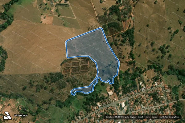 Imagem de satélite de CHACARA DESCOBERTO - 001 em Petrolina de Goiás - GO