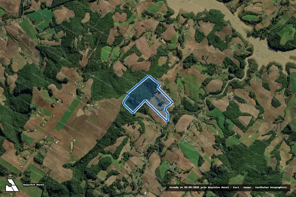 Imagem de satélite de SÍTIO DO EMERSON - SÍTIO DO EMERSON - GLEBA A em Chapadão do Lageado - SC
