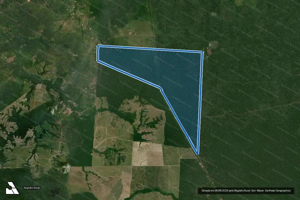 Imagem de satélite de FAZENDA CAMPO LINDO  - Parte 1 em Tomé-Açu - PA