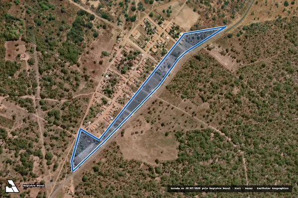 Imagem de satélite de FAZENDA SANTA ROSA - PARCELA 01 em Marcos Parente - PI
