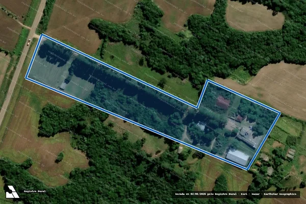 Imagem de satélite de P.A. Farroupilha ? Lote 2 A - P.A. Segredo Farroupilha ? Lote 2 A em Encruzilhada do Sul - RS