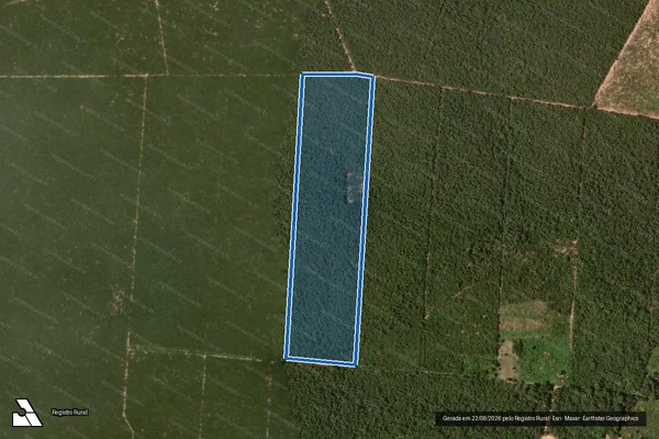 Imagem de satélite de Fazenda Boa Sorte - LOTE 38B em São Félix do Coribe - BA