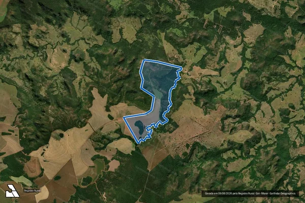 Imagem de satélite de Fazenda Maringa ? Quinhão A/01 - 02 em São Gabriel do Oeste - MS