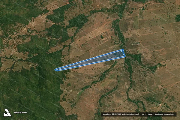 Imagem de satélite de ESTANCIA SÃO MARCOS - 001 em Jussara - GO
