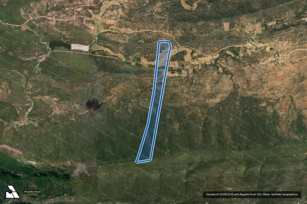 Imagem de satélite de SITIO COQUEIRO - Parte 1 em Areia de Baraúnas - PB