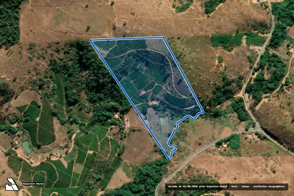 Imagem de satélite de Sitio Sylvestre - Parte 1 em São Roque do Canaã - ES