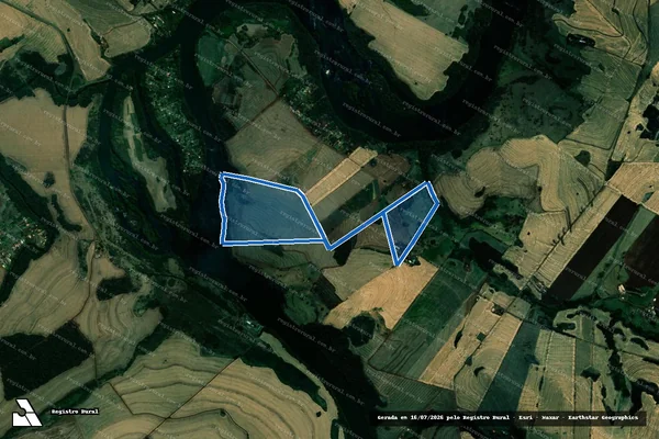Imagem de satélite de SITIO SANTA FÉ - Parte 1 em Assaí - PR