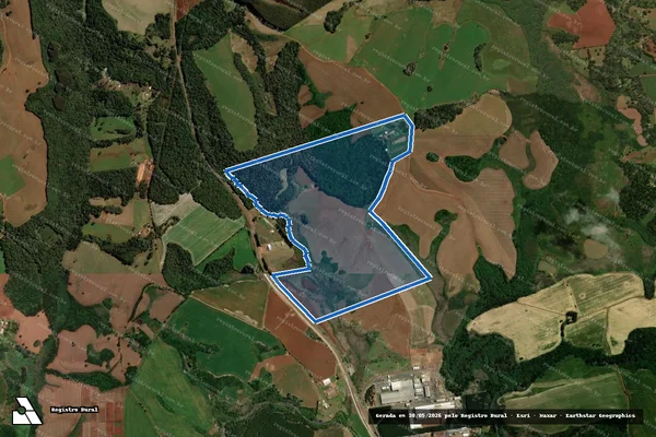 Imagem de satélite de FAZENDA ATALAIA ? P/ ÁREA ?B? - Fazenda Atalaia em Guarapuava - PR