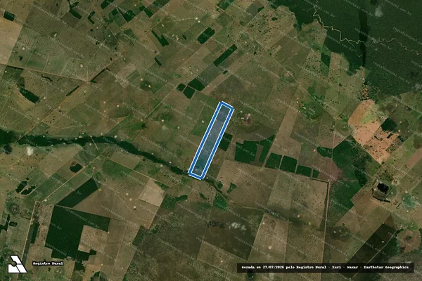 Imagem de satélite de Sítio Nossa Senhora - Parte 1 em Vila Bela da Santíssima Trindade - MT