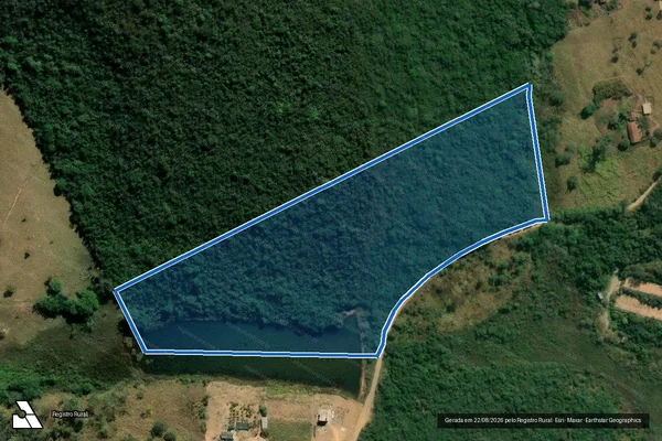 Imagem de satélite de FAZENDA DOS CÓRREGOS PARTE 02 - PARTE 02-A em São Sebastião do Oeste - MG