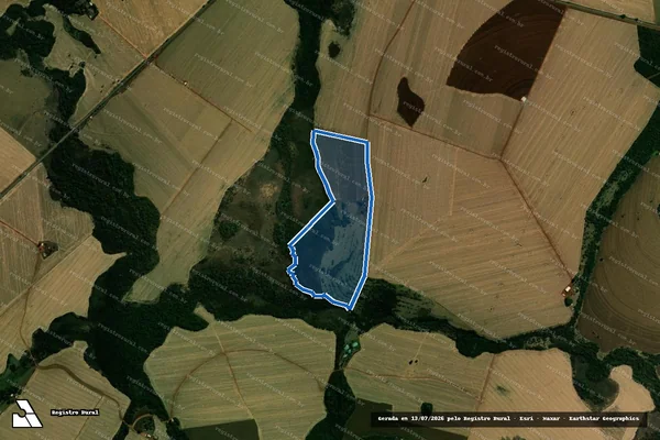 Imagem de satélite de Fazenda Bonfim lugar Três Barras - Parte 1 em Perolândia - GO