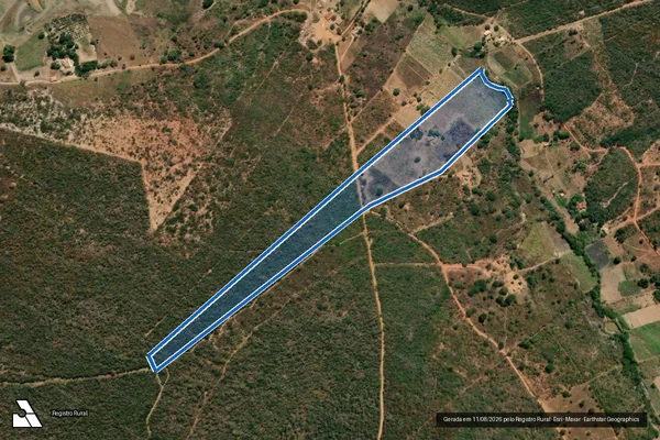 Imagem de satélite de FAZENDA TINGUI - Parte 1 em Rio Pardo de Minas - MG