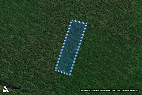 Imagem de satélite de Lote de Terras nº92G ? Gleba Garças ? RESG513 - ARL38B-RA em Porto Velho - RO