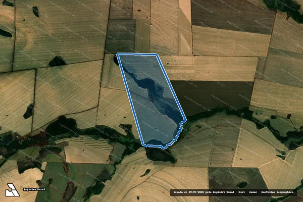 Imagem de satélite de Fazenda São Domingos - Parte 1 em Goiatuba - GO