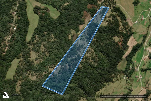 Imagem de satélite de SITIO FIGUEIREDO - Parte 1 em Urubici - SC