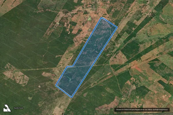 Imagem de satélite de Lugar Macambira da Fazenda São Paulo - Area Desmembrada em Serra Talhada - PE