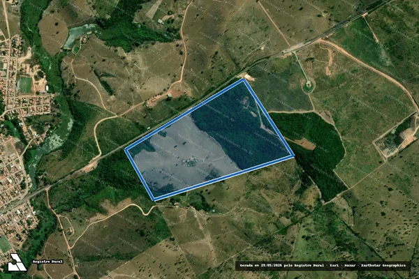 Imagem de satélite de FAZENDA PARAÍSO - 001 em Abel Figueiredo - PA