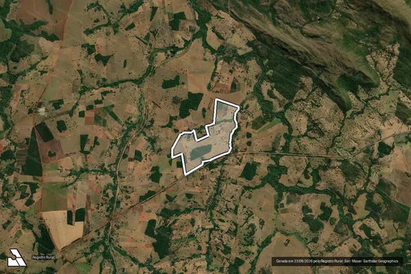 Imagem de satélite de FAZENDA SÃO JANUÁRIO em Jaraguá - GO