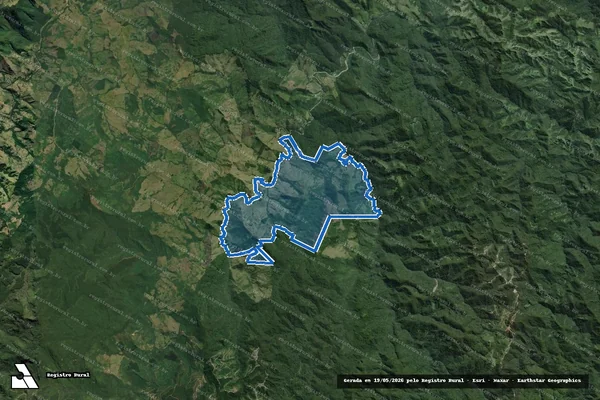 Imagem de satélite de Fazenda São Sebastião em Bocaiúva do Sul - PR