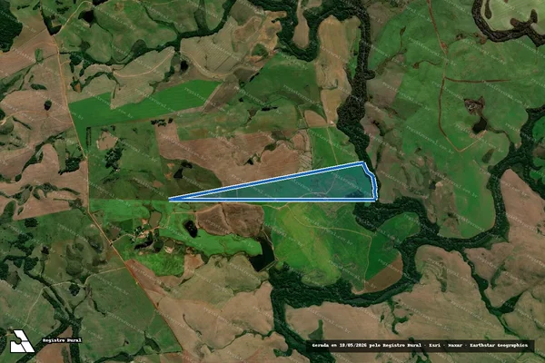 Imagem de satélite de Agropecuária Santa Maria em Tupanciretã - RS