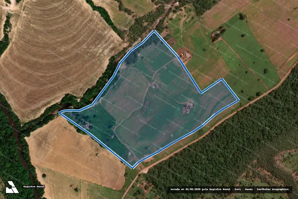 Imagem de satélite de Cooperativa Mista Agrop dos Prod Fam de Doverlândia-Go - Agnaldo Miguel Goulart-Sítio Água Viva em Caiapônia - GO