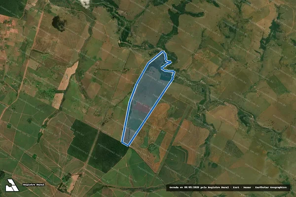 Imagem de satélite de FAZENDA CONQUISTA II - Fazenda Conquista II em Marabá Paulista - SP