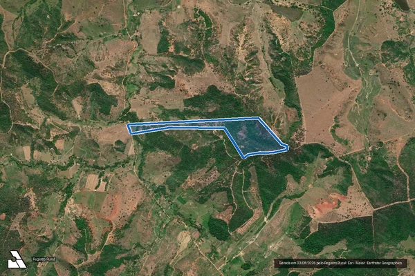 Imagem de satélite de FAZENDA SANTO ANTONIO - Gleba 03 em Aimorés - MG