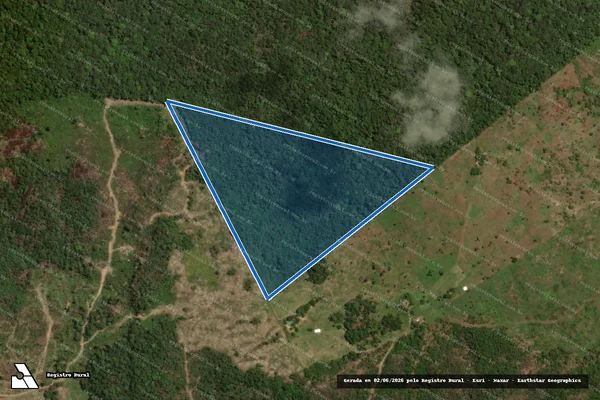 Imagem de satélite de LOTE 25 - PROJETO DE ASSENTAMENTO HORIZONTE II / Parte 01