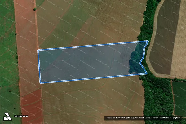 Imagem de satélite de Fazenda Lageado I - Faz. Lageado I em Buritama - SP