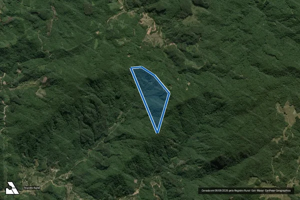 Imagem de satélite de SITIO MORRO DO DESCANSO - Parte 1 em Angelina - SC