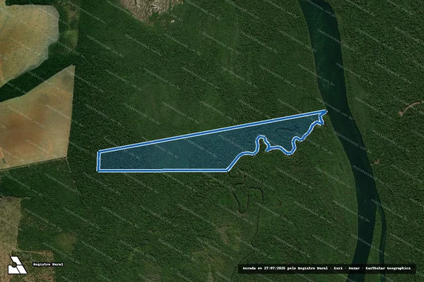 Imagem de satélite de Fazenda Queiroz IV - PARTE 1 em Juína - MT