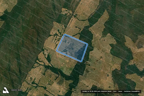Imagem de satélite de FAZENDA BACURI - Parte 2 em Porto Estrela - MT