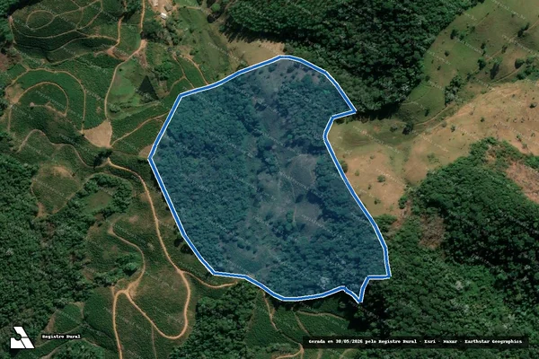 Imagem de satélite de Jardim das Flores - Parte 1 em Pedra Dourada - MG