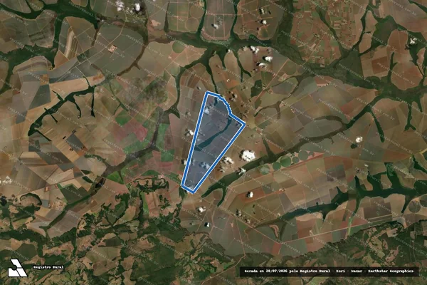 Imagem de satélite de Fazenda Mourão I em Campo Verde - MT