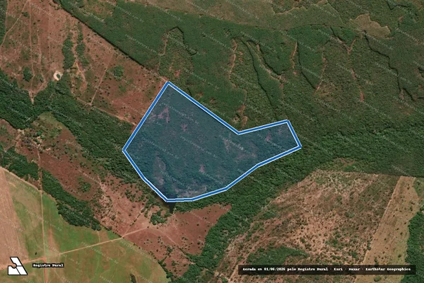 Imagem de satélite de PARTE DO LOTE N° 04, DO LOTEAMENTO CRIXÁS, GLEBA 03 - Matricula: 4040 em Crixás do Tocantins - TO