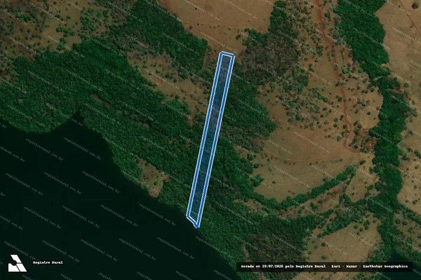 Imagem de satélite de FAZENDA FURNAS - FAZENDA FURNAS ? GLEBA 16 em Indianópolis - MG