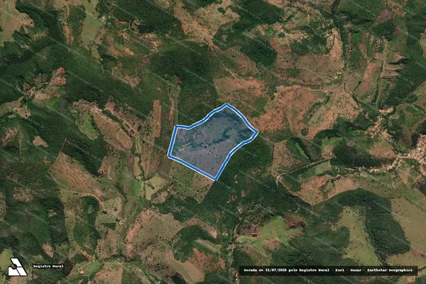 Imagem de satélite de PELE DE GATO, BOA VISTA, SÃO FRANCISCO MATÃO - GLEBA 01 em São Pedro do Suaçuí - MG
