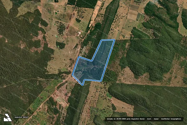 Imagem de satélite de FAZENDA MONTE ALTO - Parte 01 em Cáceres - MT