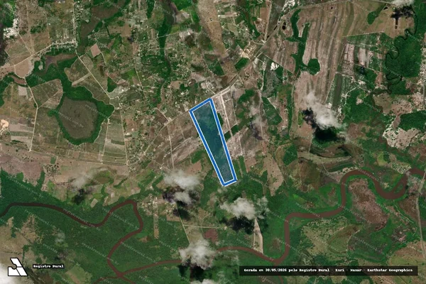 Imagem de satélite de FAZENDA SANTA RITA - GLEBA D em Alcobaça - BA