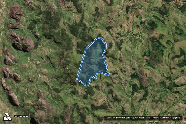 Imagem de satélite de FAZENDA NOVA BRASILIA - Parte 1 em Santo Antônio do Jacinto - MG