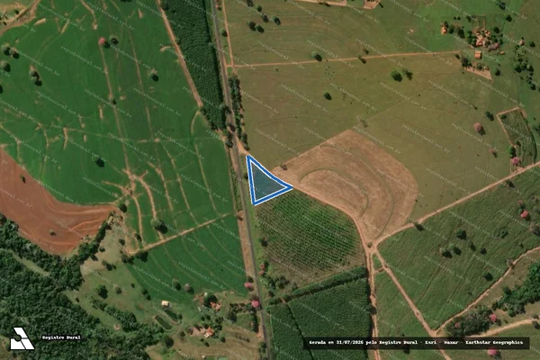 Imagem de satélite de Sitio Nossa Senhora Aparecida - Gleba B em Nhandeara - SP
