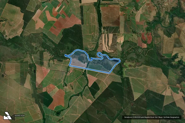 Imagem de satélite de FAZENDA MACAUBA em Ribeirão Bonito - SP
