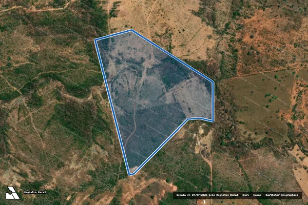 Imagem de satélite de FAZENDA PERNAMBUCO, GLEBA 06 - Gleba 01 em Buritis - MG