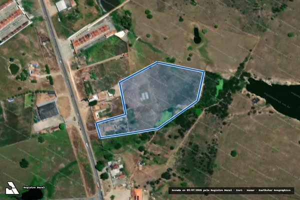 Imagem de satélite de SITIO QUEIMADAS - Parte 1 em Itabaiana - SE