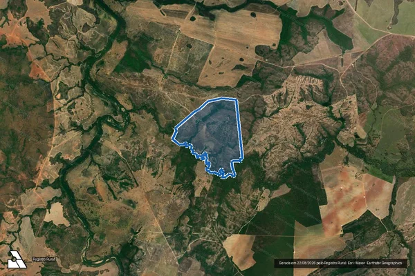 Imagem de satélite de FAZENDA RIACHO FUNDO - 001 em Niquelândia - GO