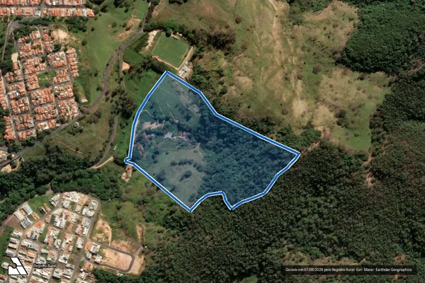 Imagem de satélite de Sitio São Luiz - Sitio Sao Luiz em Pedreira - SP