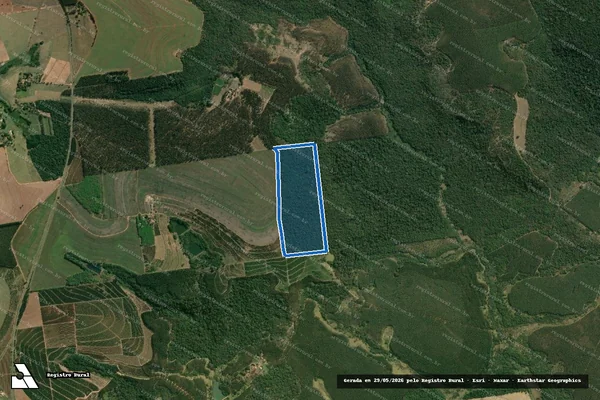 Imagem de satélite de Fazenda Cedro Agroflorestal - Desmembrada em Alvinlândia - SP