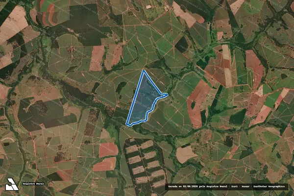 Imagem de satélite de FAZENDA SANTO ANTONIO - FAZENDA SANTO ANTONIO em Nova Granada - SP